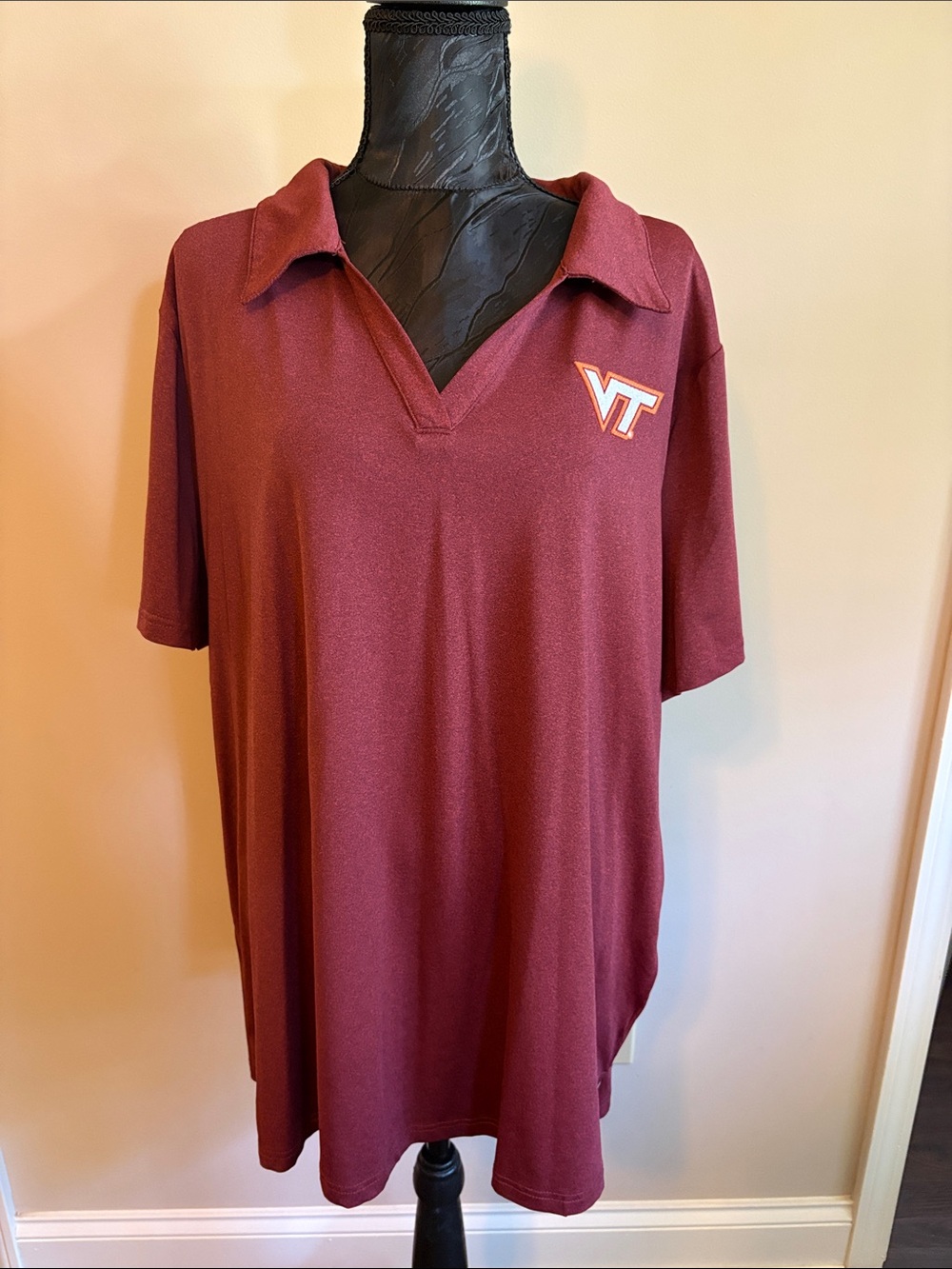 Women’s VT Maroon Short-Sleeve Polo Shirt